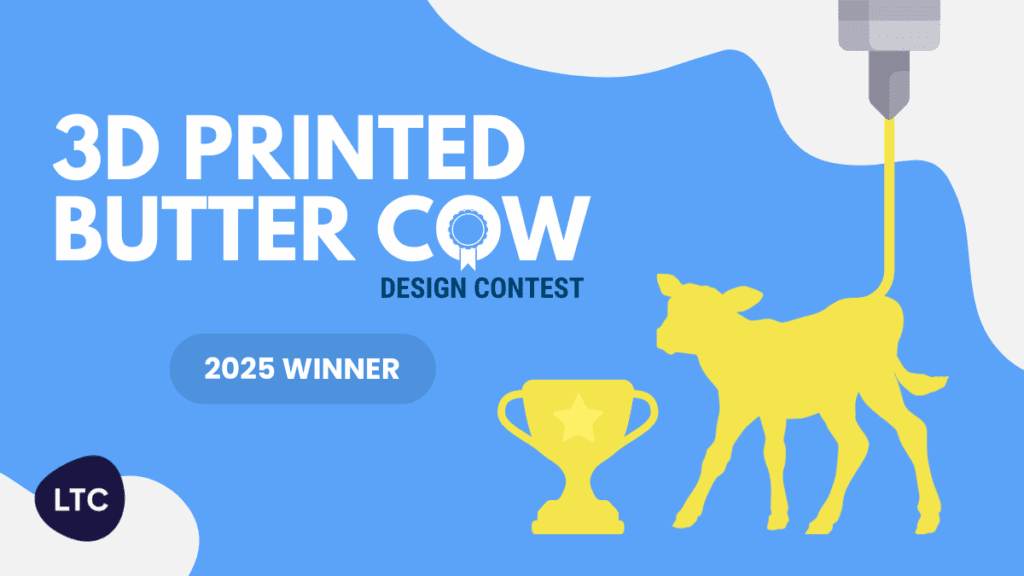 Seventh Grade Entrepreneur Wins Illinois State Fair Butter Cow 3D Printing Contest